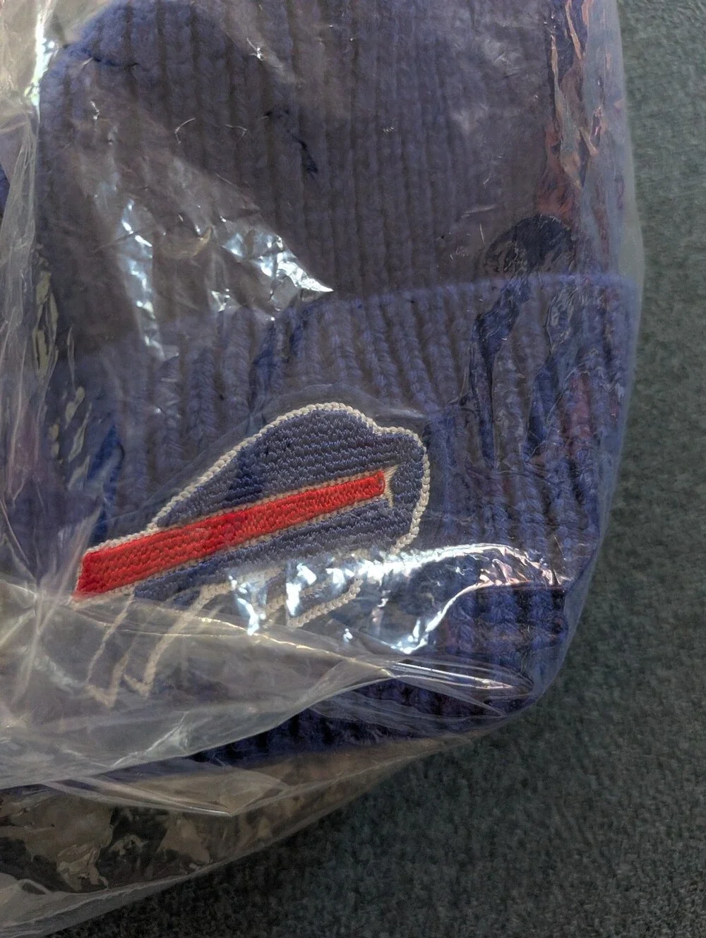 Buffalo Bills Skull Knit Cap